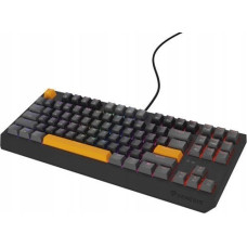 Genesis Klawiatura Genesis KLAWIATURA DLA GRACZY GENESIS THOR 230 TKL ANCHOR GRAY POSITIVE US RGB MECHANICZNA OUTEMU RED