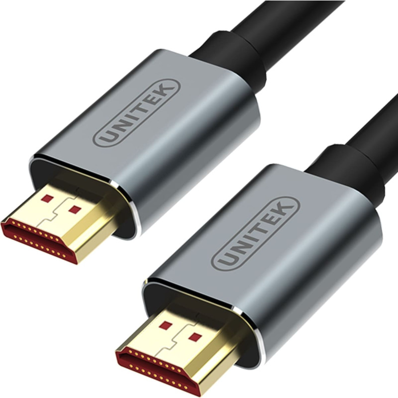 Unitek Kabel Unitek HDMI - HDMI 2m srebrny (Y-C138LGY)