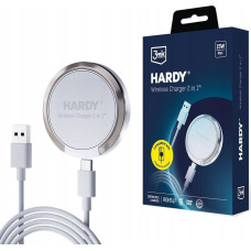 3MK Ładowarka 3MK 3mk Hardy Wireless Charger 2in1 15W biała