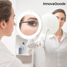 Innovagoods Lusterko kosmetyczne InnovaGoods Lustro powiększające LED z elastycznym ramieniem i przyssawką