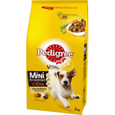 Pedigree Adult sucha karma dla psów z kurczakiem i warzywami, 2 kg