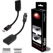 Club 3D Kabel Club 3D DisplayPort - HDMI 0.2m czarny (CAC-1001)