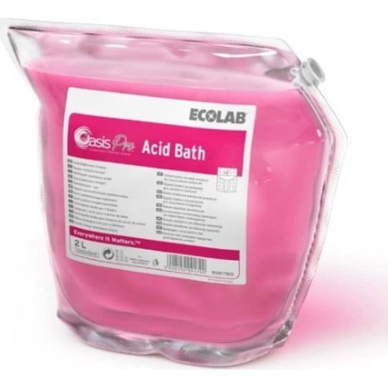 Ecolab Ecolab Oasis Pro ACID BATH Kwasowy preparat do mycia łazienek 2 l