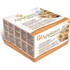 Applaws puszki dla kota Multipak Chicken 12x70g