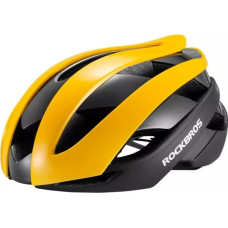 Rockbros Kask rowerowy Rockbros 10110004006 rozmiar M - żółto-czarny