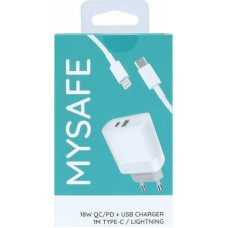 Mysafe Ładowarka Mysafe CH18W 1x USB-A 1x USB-C  (5904208500759)