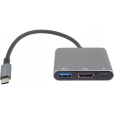 Premiumcord Adapter USB PremiumCord PremiumCord Adaptér USB-C na HDMI + USB3.0 + PD, rozlišení 4K a FULL HD 1080p