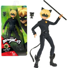 Bandai Lalka Miraculous Czarny Kot Cat Noir + akcesoria