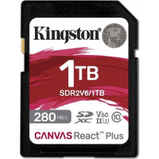 Kingston Canvas React Plus 1 TB SDXC (UHS-II U3, Class 10, V60, A1)