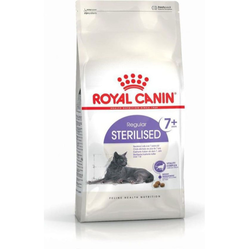 Royal Canin Sterilised +7 karma sucha dla kotów od 7 do 12 roku życia, sterylizowanych 1.5 kg