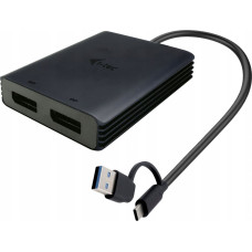 I-Tec Adapter AV I-TEC i-tec USB-A/USB-C Dual 4K DP Video Adapter