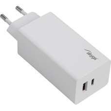 Akyga Ładowarka Akyga AKYGA Ładowarka sieciowa AK-CH-20 100W USB-C USB-A PD GaN 5-20V / 1.5-5A biała