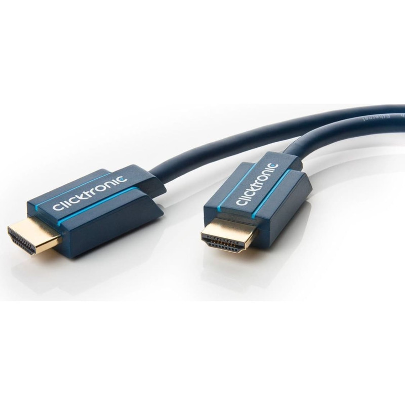 Clicktronic Kabel Clicktronic HDMI - HDMI 0.5m niebieski (70300)