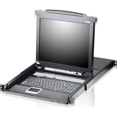 Aten Przełącznik Aten ATEN KVM 8 port LCD 19'' + kayboard + touchpad USB-PS/2 - CL5708N-ATA-AG