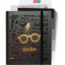 Harry Potter Segregator Harry Potter Harry Potter - Segregator A4 z kartkami (4 ringi, gumka)