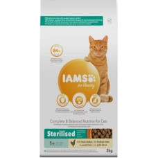 Eukanuba IAMS for Vitality Sterilised ze świeżym kurczakiem 3 kg kot