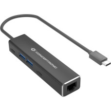 Conceptronic Adapter AV Conceptronic CONCEPTRONIC Adapter USB-C -> 2.5GbE 2xUSB-C USB-A 0.15m sw