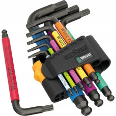 Wera Wera 950/9 Hex-Plus Multicolour Imperial 3 angle wrench set