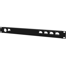 Caymon CAYMON BP106T Panel maskujący do szaf rack 19” z półką odciążającą, 6x D, 1 HE