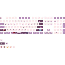 Akko AKKO Blueberry Purple Pudding Keycap Set, ANSI - ASA Tastenprofil