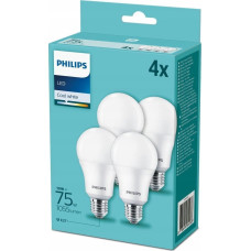 Philips Philips LED Lamp E27 4-Pack 75W 4000K