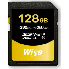 Wise Karta Wise Wise SDXC UHS-II V90       128GB R:290MBs / W:260MBs   WI-SD-N128