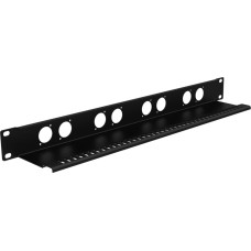 Caymon CAYMON BP108T Panel maskujący do szaf rack 19” z półką odciążającą, 8x D, 1 HE