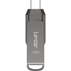 Lexar Pendrive Lexar Lexar JumpDrive Dual Drive D400 Type-C/Type-C & Type-A, up to 130MB/s read (USB 3.1) 128GB