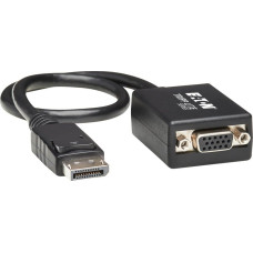 Eaton Adapter AV Eaton Eaton Tripp Lite Series DisplayPort to VGA Adapter Converter Active DP to VGA 1080p M/F 1ft 1' - Videokonverter - DisplayPort - VGA - Schwarz