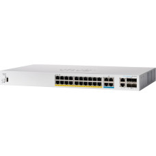 Cisco Switch Cisco Cisco Catalyst 1300-24MGP-4X - Switch - L3 - managed - 24 x 10/100/1000 (PoE+) + 4 x 10 Gigabit SFP+ - an Rack montierbar - PoE+ (195 W)