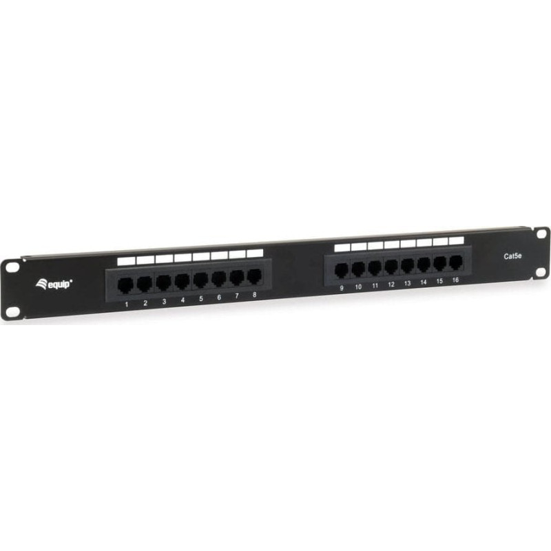 Equip Equip Patchpanel 16x RJ45 Cat5e 19