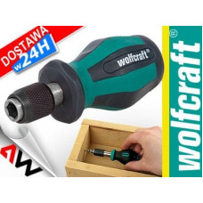 Wolfcraft Wkrętak z uchwytem szybkomocującym na bity Wolfcraft - krótki