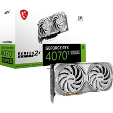 MSI Karta graficzna MSI GeForce RTX 4070 Ti SUPER Ventus 2X White OC 16GB GDDR6X