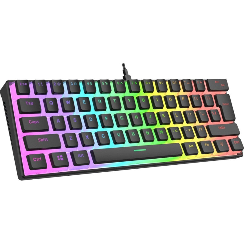 Rampage Klawiatura Rampage Rampage Klawiatura Mechaniczna RADIANT K11 RGB RED