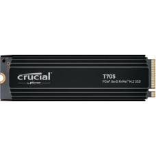 Crucial Dysk SSD Crucial Crucial T705 with heatsink 1TB PCIe Gen5 NVMe M.2 SSD