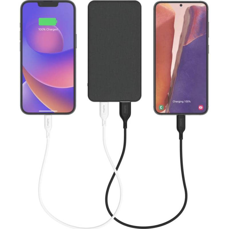 Zagg International Powerbank Zagg International Mophie Essentials Powerstation 5K - powerbank 5000mAh (port USB-C, USB-A, kabel USB-A - USB-C w zestawie) (black)