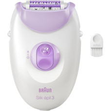 Braun Depilator Braun Braun Silk-épil 3 3-000 biało-fioletowy