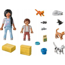 Playmobil Zestaw z figurkami Country 71309 Rodzina kotków