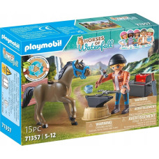 Playmobil Zestaw z figurkami Horses 71357 Kowal Ben i Achilles