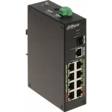 Dahua Technology Switch Dahua Technology SWITCH PRZEMYSŁOWY POE/EPOE LR2110-8ET-120-V2 8-PORTOWY SFP DAHUA