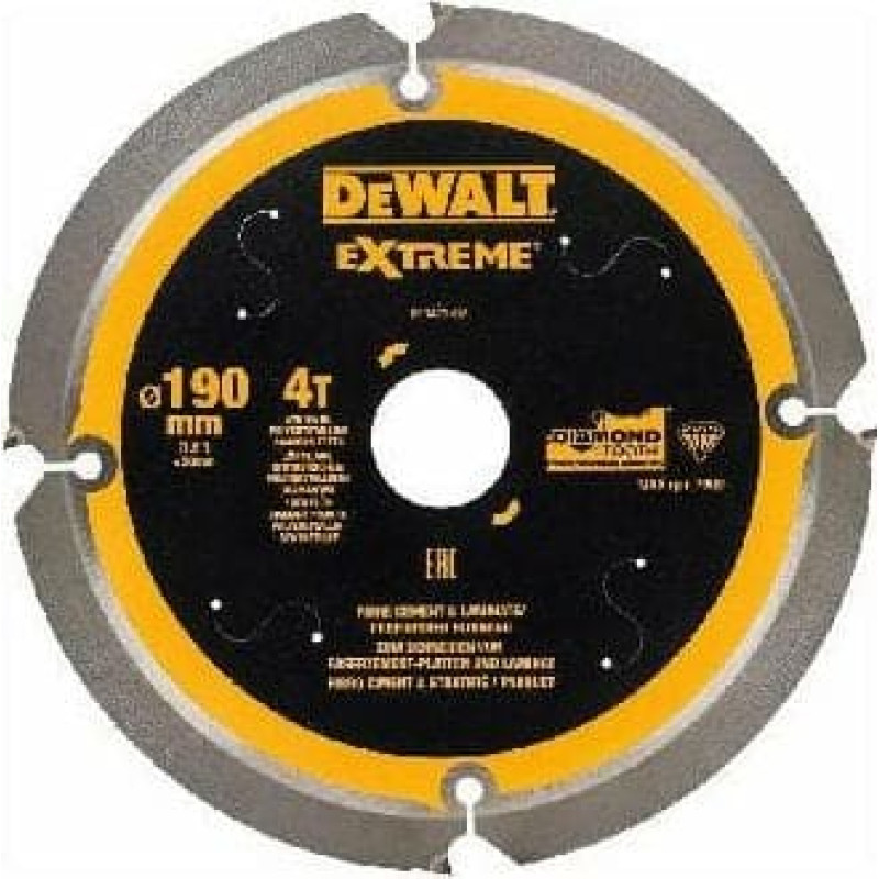 Dewalt DEWALT PIŁA TARCZ.165x20mmx4z DT1472-QZ