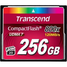 Transcend Karta Transcend 800x Compact Flash 256 GB  (TS256GCF800)