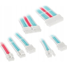 Kolink Kolink Core Adept Braided Cable Extension Kit - Brilliant White/Neon Blue/Pure Pink