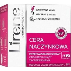 Lirene Lirene, Cera Naczynkowa Krem przeciwzmarszczkowy redukujący zaczerwienienia na dzień, noc, 50 ml - Długi termin ważności!