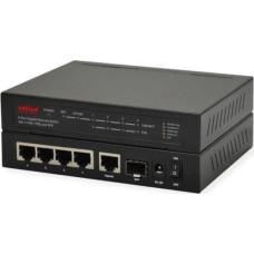 Roline Switch Roline ROLINE Gigabit Ethernet Switch 6 portów (5x 10/100/1000 + 1x SFP, 4x PoE+)