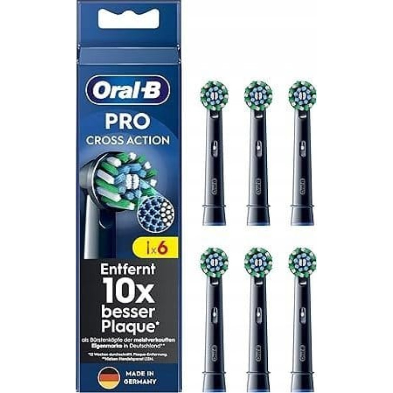 Oral-B Końcówka Oral-B Oral-B Toothbrush heads black ProCrossAction CleanMaximizer6pc