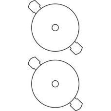 Avery Zweckform ETYK.ZF L7676 25 ŚR.117 CD BIAŁE 25ARK ETYKIETA - L7676-25 N