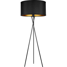 Orno Lampa podłogowa Orno KYLO 1P E27, lampa stojąca, max. 60W, czarna, trójnóg skręcony