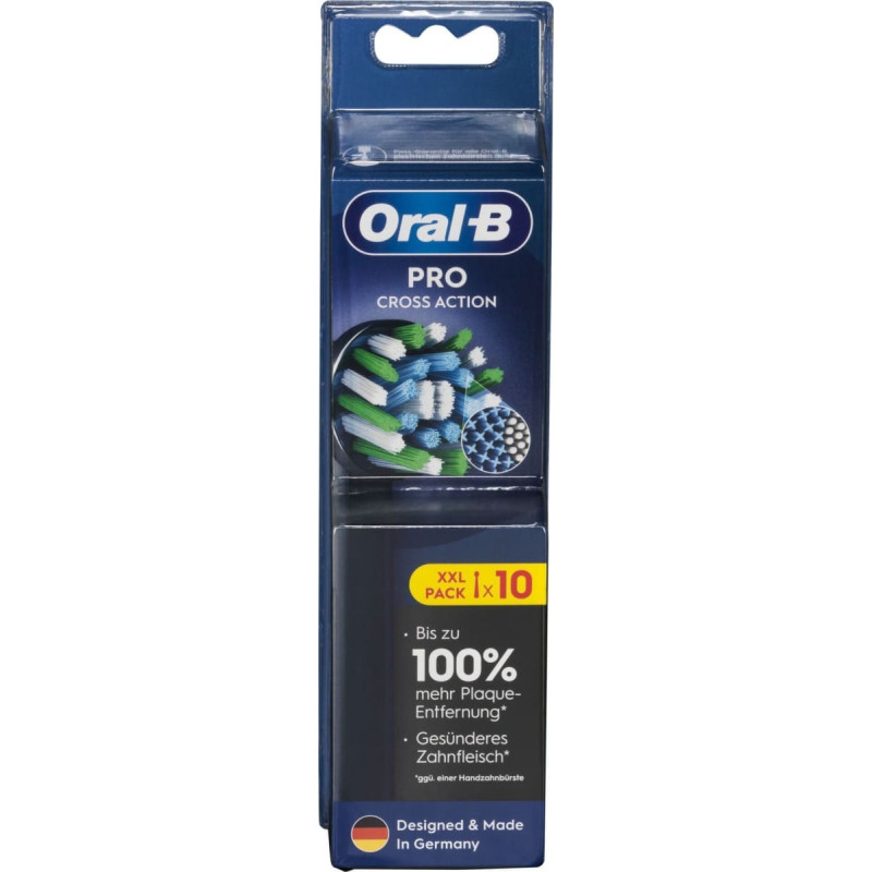 Braun Końcówka Braun Braun Oral-B Pro Cross Action brush heads pack of 10 (black)