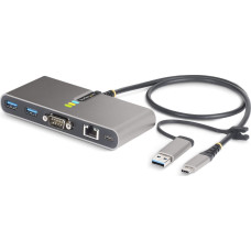 Startech Stacja/replikator StarTech USB Hub StarTech 2-Port USB-C with Ethernet